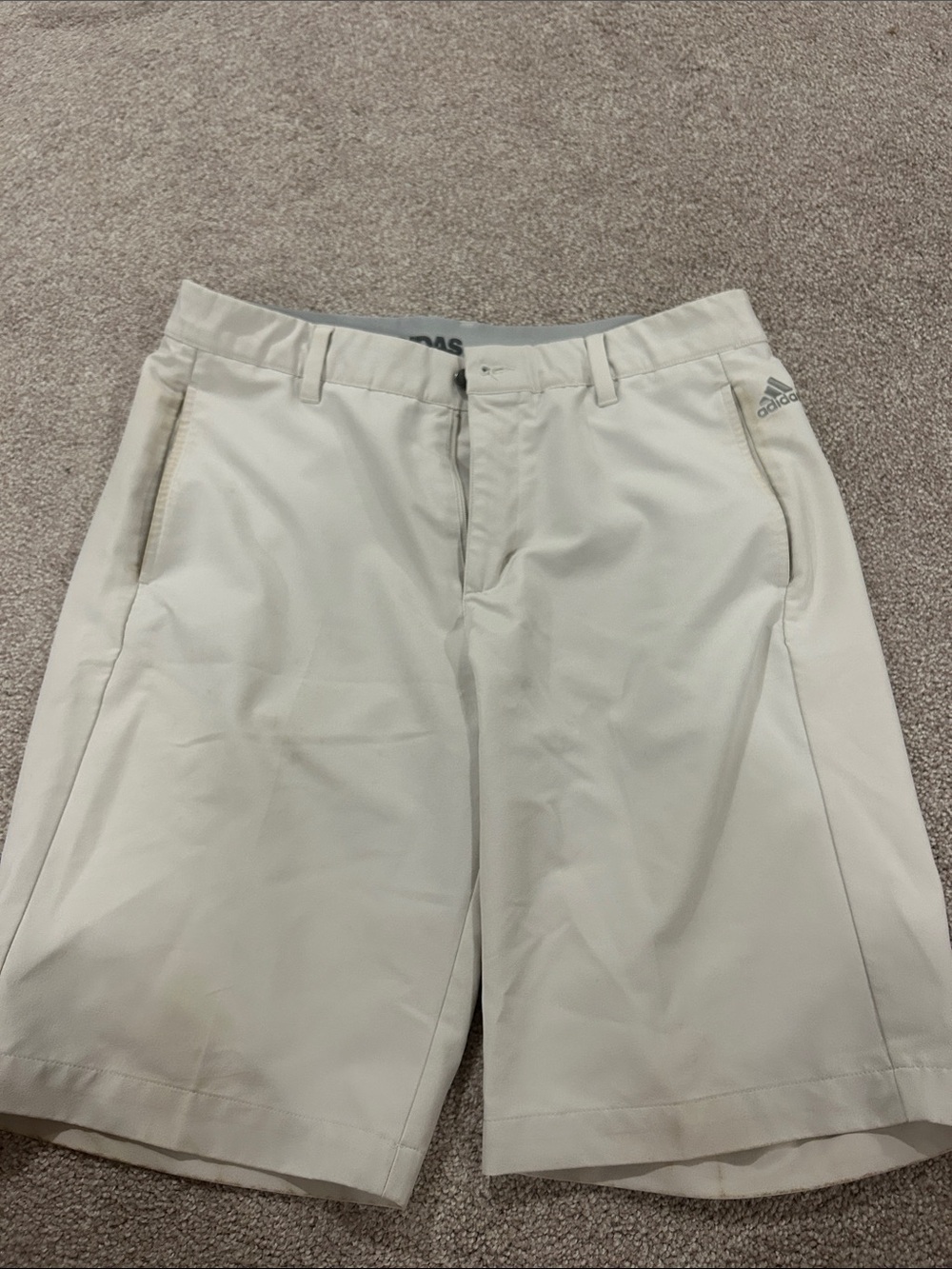 adidas Cream Men's Hybrid Golf Shorts